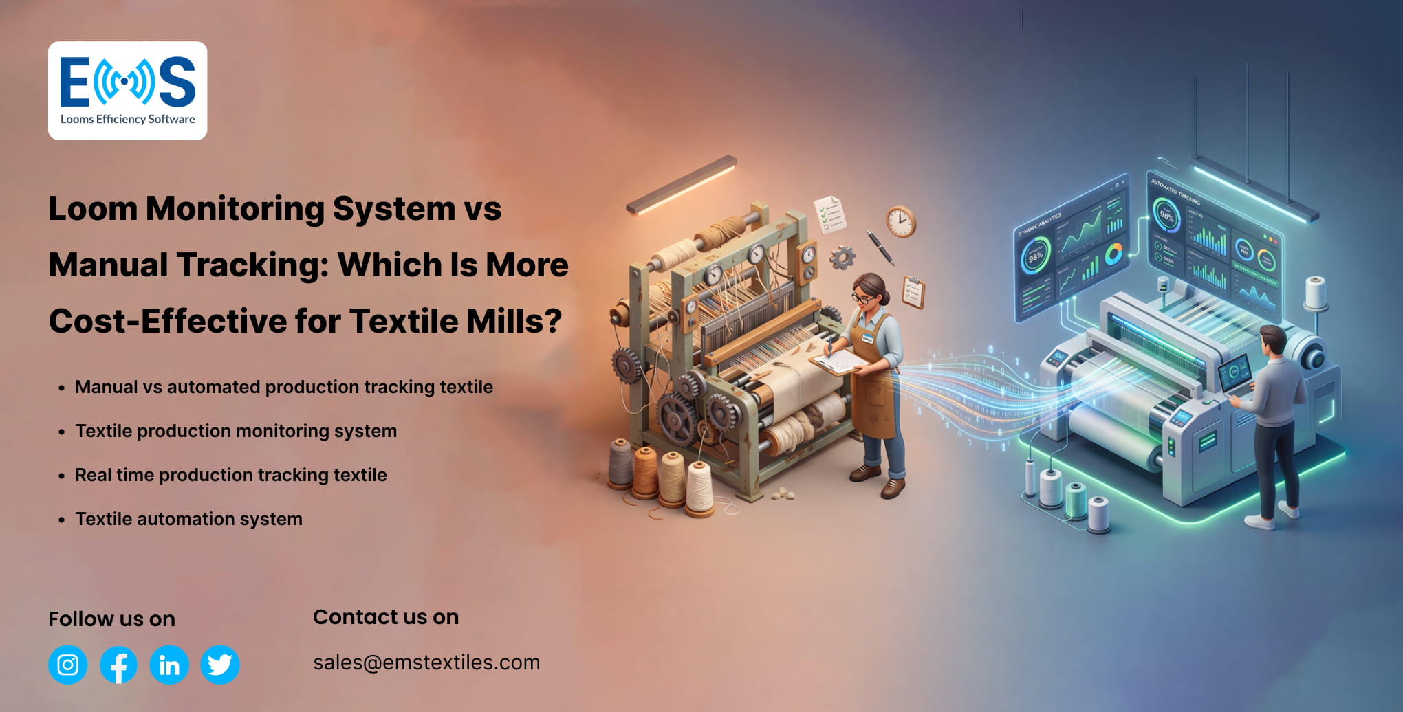 EMS blog image for managing multiple looms